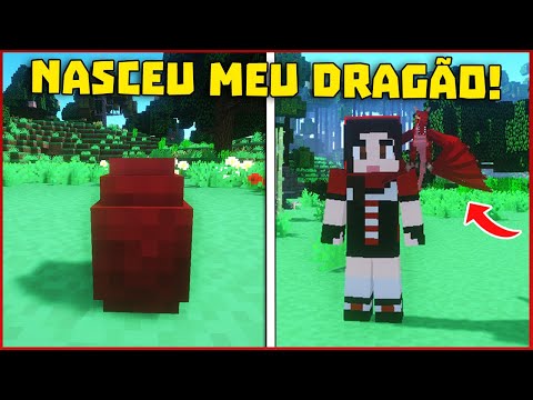 Minecraft Gênesis #32 - COMO CHOCAR OVO DE DRAGÃO DE FOGO!