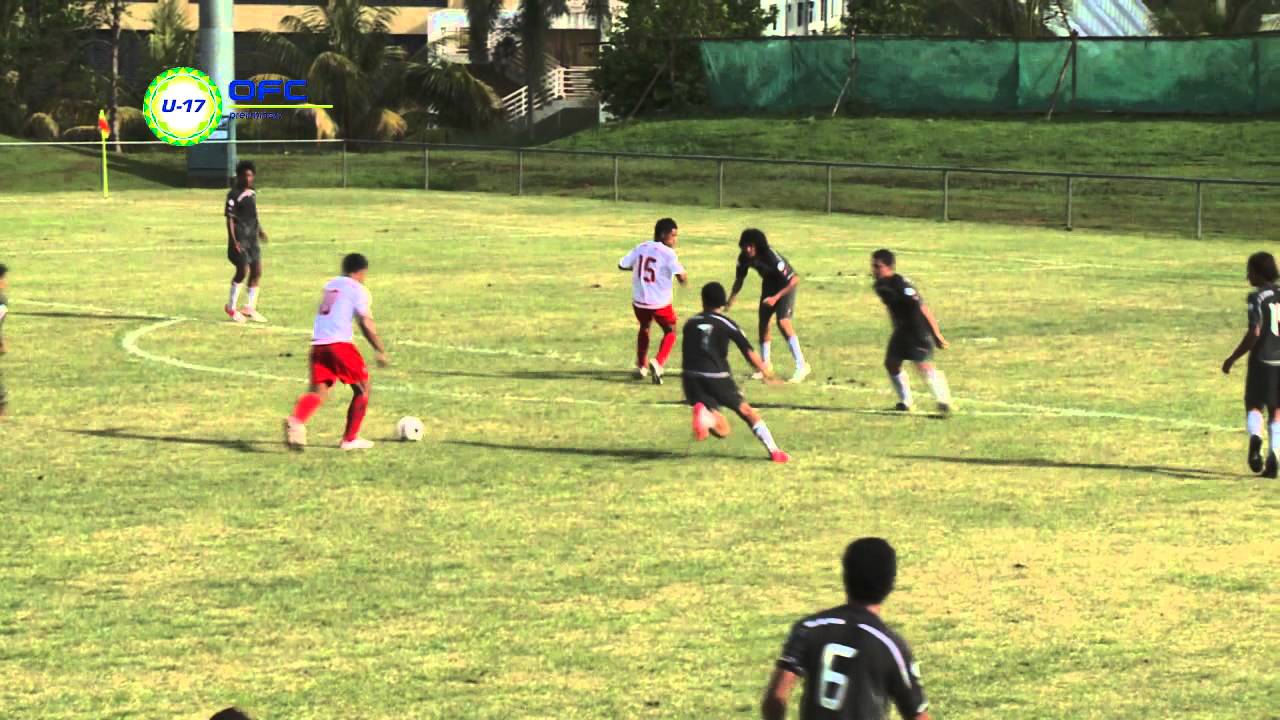 2013 OFC U-17 Championship Preliminary / MD1 / Tonga vs Cook Islands Highlights