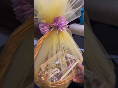 Gift Basket with Chocolates Engagement Hamper | SanKitchen #gift #giftideas #chocolate #shortvideo