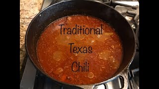Traditional Texas Chili