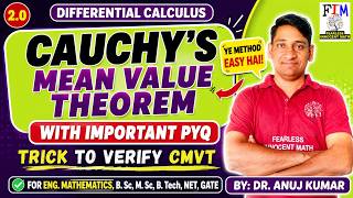 Cauchy’s Mean Value Theorem | Verification & Solved Problems | Engineering Mathematics