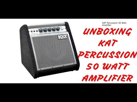 Unboxing KAT Percussion 50 Watt Amplifier.