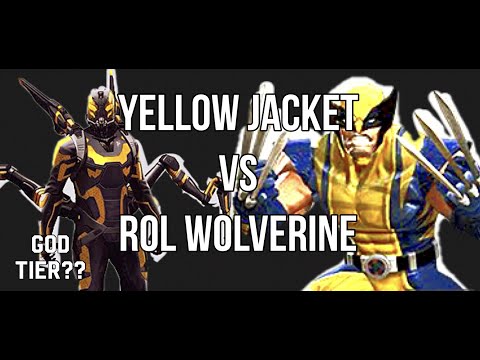 Yellow Jacket New Abilities vs Rol Wolverine Marvel Contest Of Champions
