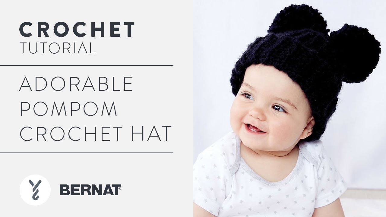 Crochet: Adorable Pompom Crochet Hat