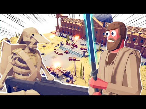 JEDI Team vs 150x Droid - Totally Accurate Battle Simulator TABS