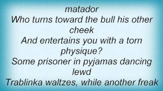 Leonard Cohen - Song Of Destruction Lyrics