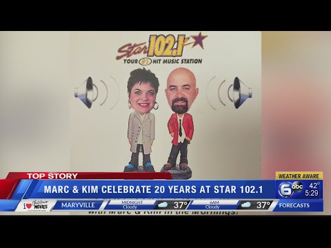 Marc & Kim celebrate 20 years at Star 102.1