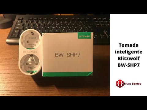 BlitzWolf išmanusis prietaisas su dviem lizdais ir energijos vartojimo matavimo funkcija WIFI 3680W video