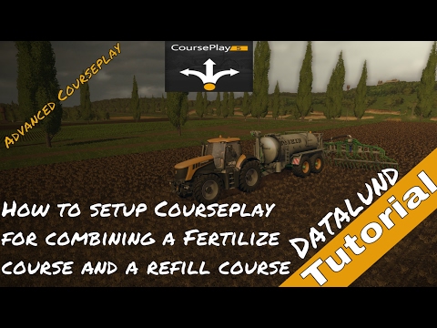 How to set up Courseplay for Liquid manure spreading - Farming Simulator 17 Courseplay Tutorial