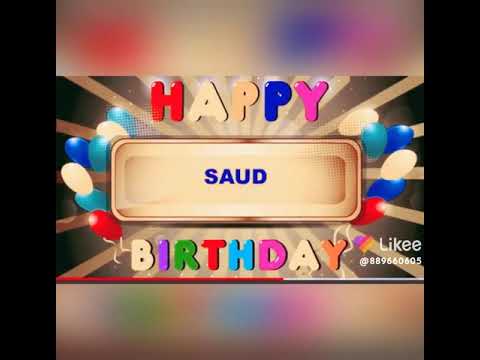 saud happy birthday remix💜