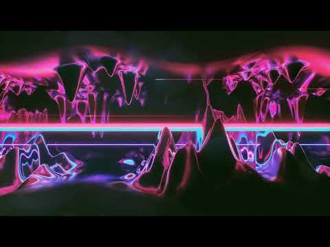 VJ LOOP NEON Blue Metallic Abstract Background Video Simple Lines Pattern - Motion 4k