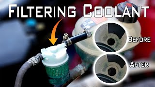 This will save your Engine/How to clean radiator without removing/How to filter coolant
