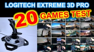 Video thumbnail for 20 GAMES TEST - LOGITECH EXTREME 3D PRO JOYSTICK by Adrian C