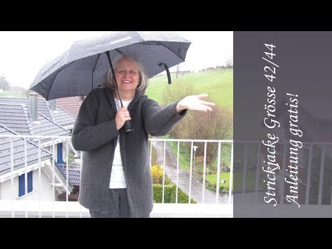 DIY: Strickjacke Grösse 42/44 - Anleitung gratis!