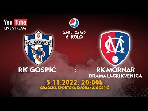 22-23 6.kolo RK Gospić - RK Mornar (5.11.2022.)