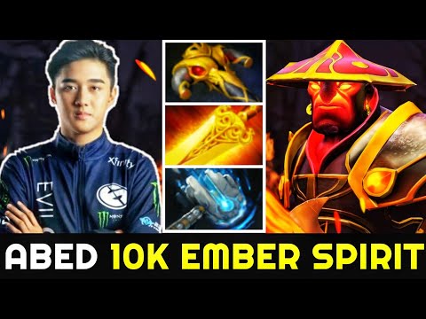 ABED 10K Ember Spirit - 100% Outplay with Radiance Build 7.26 Dota 2