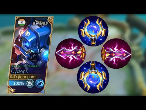 Cyclops New Meta Build 2023 !! How To Get Every Matches MVP Using Cyclops !! Cyclops Mlbb