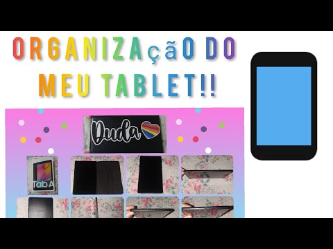 Tour pela a organização do meu tablet!📱