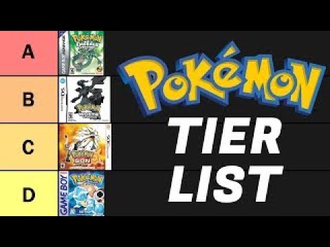 VALUTO TUTTI I GIOCHI POKEMON!- TIER LIST [ITA]