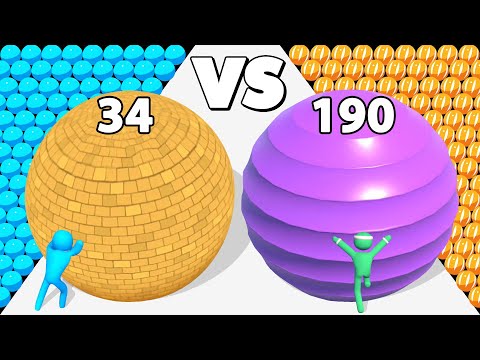 RESCUE PUSH, GYM BALLS RUN ❌ BALLS BOUNCE - Level Up Balls (ASMR Gameplay)