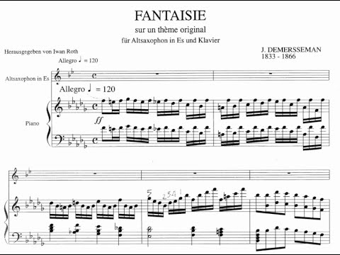 Jules Demersseman - Fantaisie sur un thème original