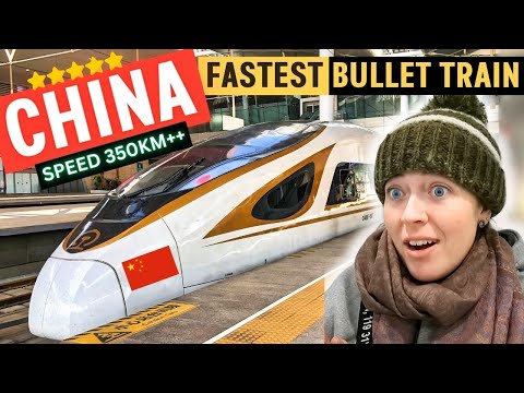 FIRST TIME on WORLDS FASTEST Bullet Train from Beijing, China 🇨🇳