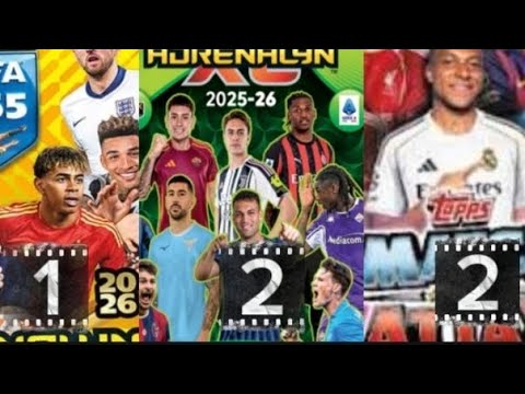 Mega spacchettamento di #adrenalynxl #matchattax e fifa365 #topps #panini 