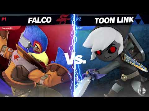 Hit Box Fusion 1: Losers Round 4 - Theedium (Falco) Vs. Boat (Toon Link) - SSBU Ultimate Tournament
