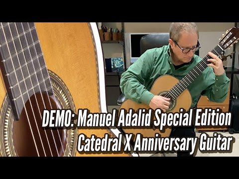Manuel Adalid Special Edition Catedral X Anniversary - Cedar/Spruce Double top with Rose de Bois back/sides image 22