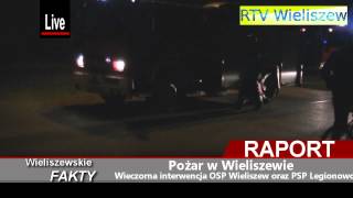 preview picture of video 'Pożar w Wieliszewie'