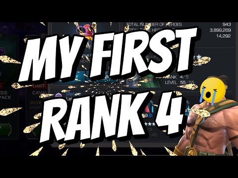 My First Rank 4 Six Star Champion Prestige 14,292! In Marvel Contest of Champions