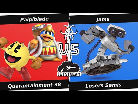 Quarantainment 38 Losers Semis - Palpiblade (Pac Man, King DDD) Vs. Jams (ROB) Smash Ultimate - SSBU