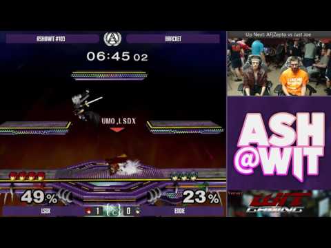 LSDX (Roy) vs Eddie (Marth) - ASH@WIT #103 Melee Bracket