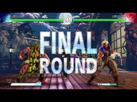 Street Fighter V- Ranked Nash Vs. Necalli