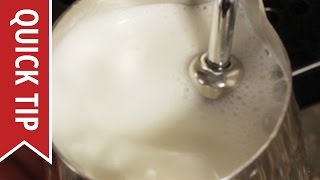 Quick Tip: Six Common Milk Frothing Mistakes