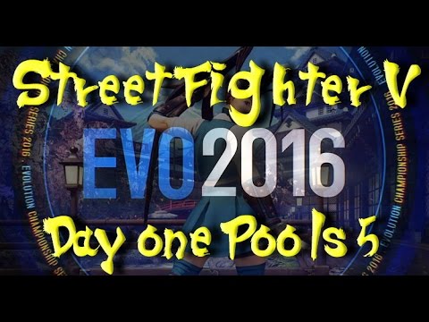 ♛ SF5: EVO 2016 Day 1 - Street Fighter 5 - Pools 5 - Timestamps 720ᴴᴰ 60ᶠᵖˢ