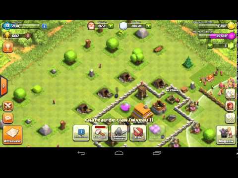 comment reparer le chateau de clan dans clash of clan