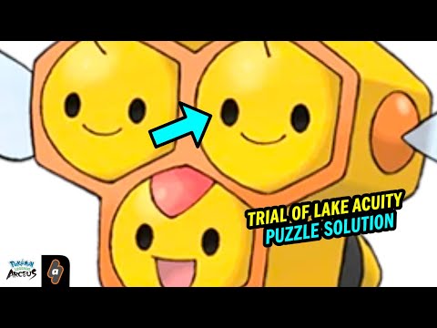 QUICK GUIDE: Trial Lake Acuity eyes puzzle solution | Pokémon Legends Arceus Walkthrough