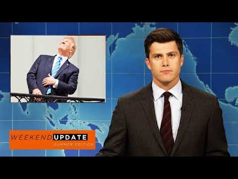 'SNL's Weekend Update': Watch Trump List off Hate Groups Like They're Pokemon