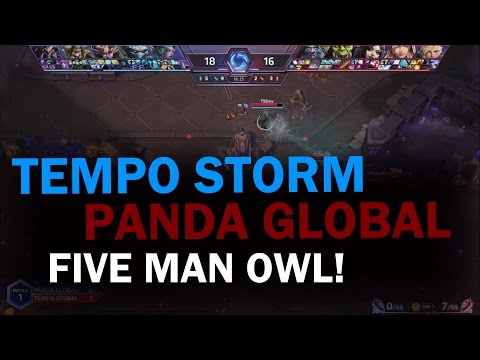 TempoStorm PandaGlobal - 5 Man Owl Dismount - HOTS ESL NA Regionals Highlight