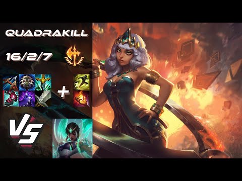 MID Qiyana vs Karma [QUADRAKILL] - EU Grandmaster Patch 25.S3.1