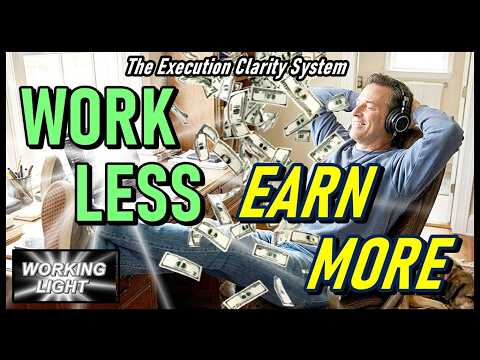 "Work Less - Earn More" video