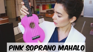 Video thumbnail for Pink Mahalo Soprano Ukulele - Review By A Music Teacher by Bernadette Teaches Music