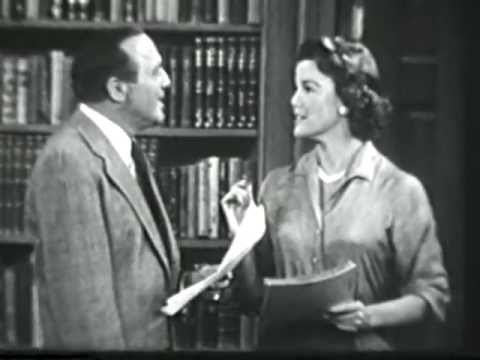 VINTAGE 1956 COMEDY SKIT WITH NANETTE FABRAY GETTING GREAT LAUGHS AT THE EXPENSE OF JACK BENNY