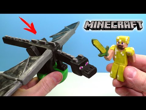 Roman Clay - Making DRAGON MINECRAFT from Clay