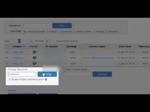 How to Change cPanels Password