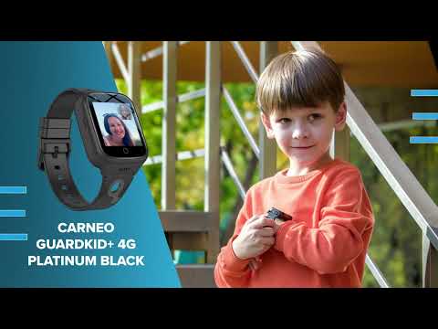 Chytré hodinky CARNEO GUARDKID+ 4G Platinum - modré