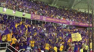 Danilistas asisten al Palacio de los Deportes en apoyo a una posible repostulación