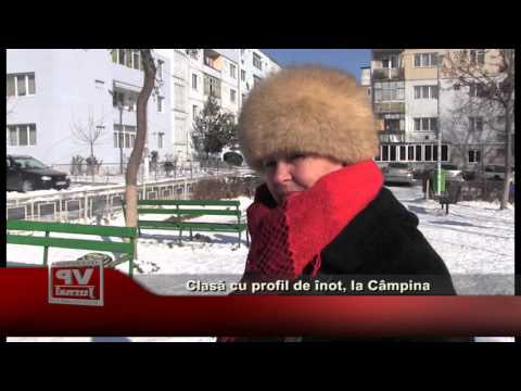 Clasă cu profil de înot, la Câmpina