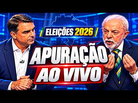 APURAÇÃO ELEIÇÕES 2026 AO VIVO | LULA X FLÁVIO BOLSONARO | HORÁRIO, ONDE ASSISTIR E RESULTADO 